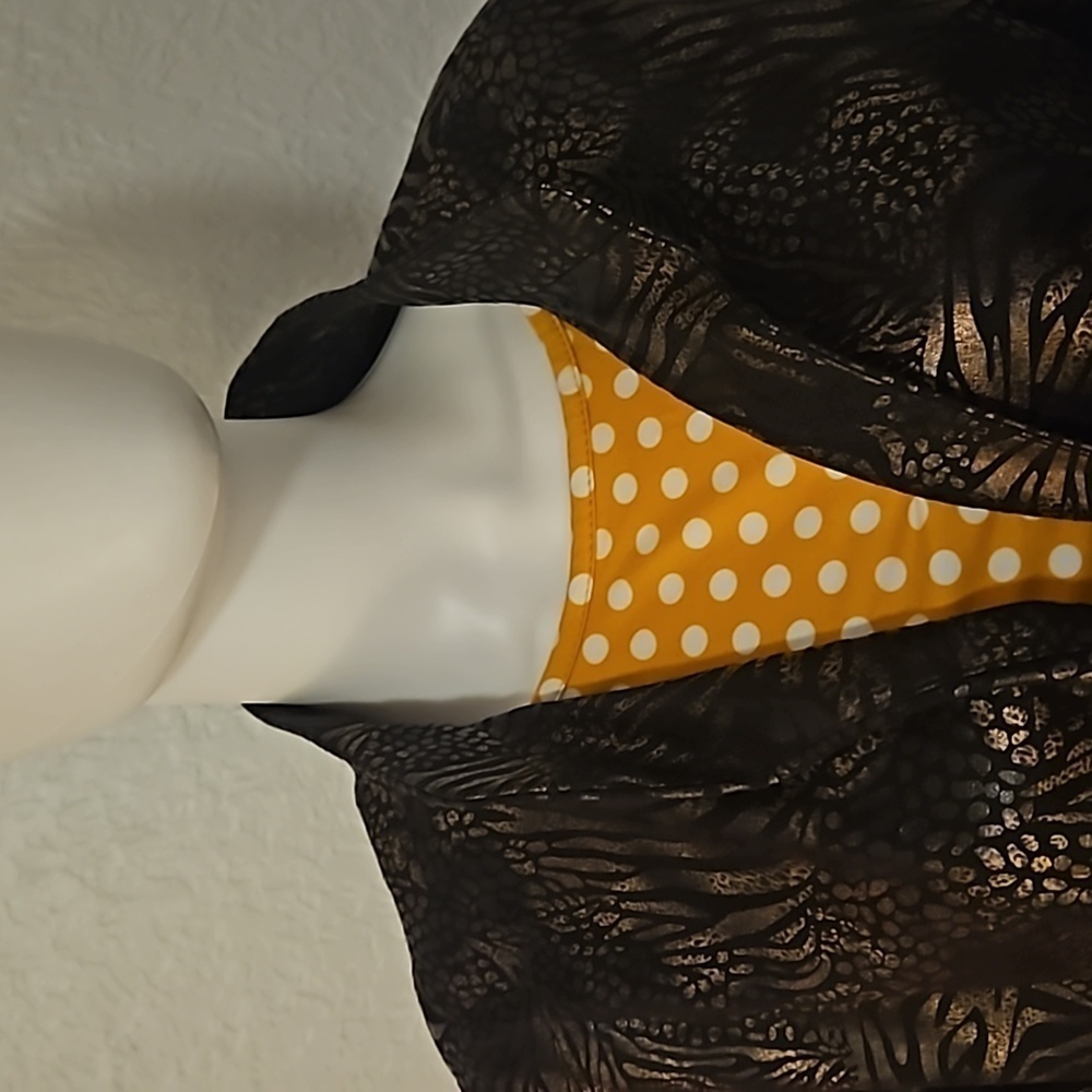 Vtg Bonworth Black Metallic Python Snakeskin Mobw… - image 4